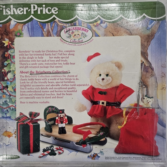 Fisher-Price Festive Teddy Bear with Red and Green Accents - Picture 5 of 9
